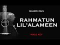 Rahmatun Lil'Alameen - Maher Zain (Karaoke Akustik Guitar) Male Key
