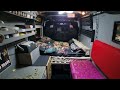 showing how simple and cheap i converted my van into a basic camper. 7 days costing £500.