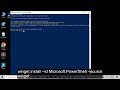 how to update windows powershell