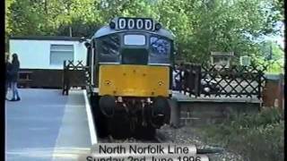 D5207 run round at Holt on NNR in June 1996