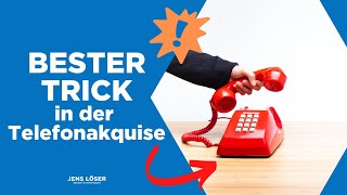 Kaltakquise: 95% Terminquote mit diesem Trick