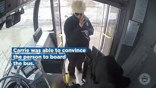 MCTS Driver Helps Person who is Visually Impaired from Oncoming Traffic
