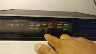 Vintage Onkyo Integra T4087 High End Home Stereo Tuner Demo