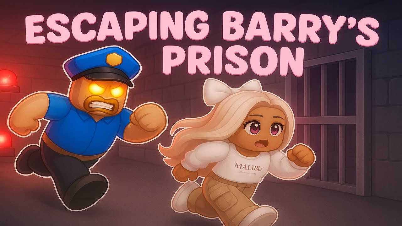 Escaping Barryтащs Prison ёяш ёяти Roblox Barry S Prison Run Obby Escape
