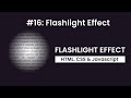 Day 16: Flashlight Effect |  30 Days 30 Javascript Projects