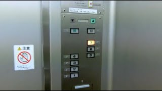 【更新前】西武大津店のエレベーター（2号機）（東芝製）