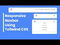 How To Create  a Responsive Navbar Using Tailwind CSS