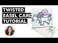 Create a Rotating/Twisted Easel Card for Christmas or Fall