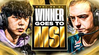 WINNER GOES TO MSI - G2 VS MKOI - LEC SPRING PLAYOFFS 2026