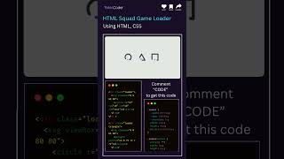 🔥 Mind-Blowing HTML & CSS Loader Animation! | Pure CSS Magic 😱💻 #coding #webdesign #python