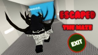 Old Outdated Roblox The Labyrinth Maze Runner Finding The Escape
