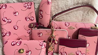 Coach haul Cherry print collection