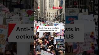 Anti-Trump protests in action across the US