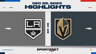 NHL Highlights | Kings vs. Golden Knights - December 28, 2023