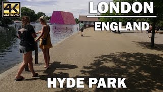 LONDON TOUR | Walking in Hyde Park [4K]