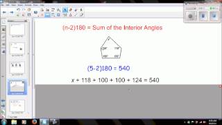 Geometry Lesson 6.1 - Angle Sum Theorem