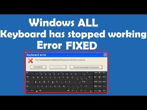 How To Fix Keyboard Has Stopped Working On Windows 10 - YouTube