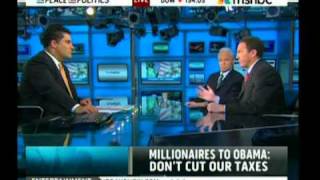 Rich Ask Obama To Raise Their Taxes! - MSNBC w/ Cenk