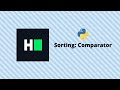 Hackerrank: sorting comparator (Python solution)