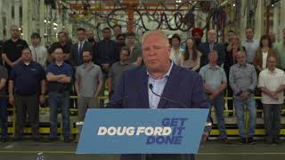 Only Doug Ford and the Ontario PCs will Secure Game-Changing Auto Investments