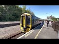 gwr 158956 arrives at barnstaple working 12.14 exeter central to barnstaple on 12 08 2022