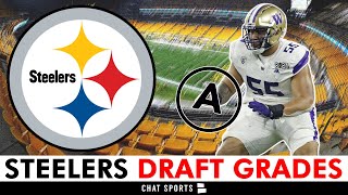 Pittsburgh Steelers Draft Grades For Round 1 Ft. Troy Fautanu | 2024 NFL Draft