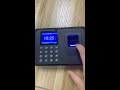 biometric fingerprint time attendance system clock recorder office employee time clock