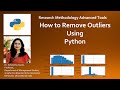 22 How to Remove Outliers Using Python(outliers)(python)(PYTHON)(Boxplot)(Normality check)