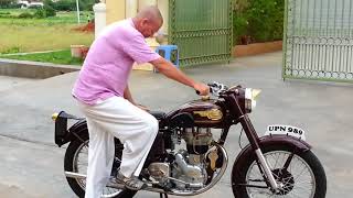 Vintage Royal Enfield G2 1954 with free flow Indore silencer1