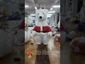 Wear 2m Inflatable Polar Bear Costume with Santa Claus Hat and Suit for Xmas Events