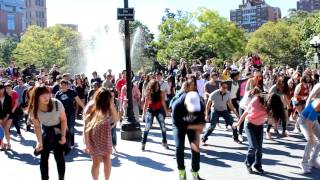 Gangnam Style Flashmob in Washington Square Park 9/23/12