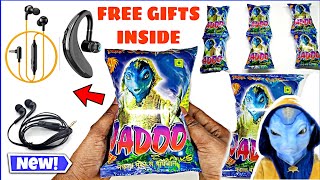 OMG Got 2 Costly Earphone inside Jadoo snacks | Free Gifts inside | Jadoo snacks,  Snackiya