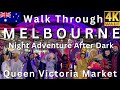 Walking Tour Melbourne After Dark | Nightlife In Australia Melbourne | Melbourne 4K