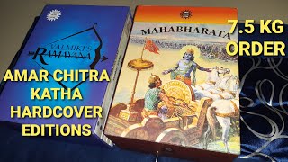 UNBOXING ASMR | Valmiki's Ramayana | Mahabharata | Amar Chitra Katha (Hardcover)