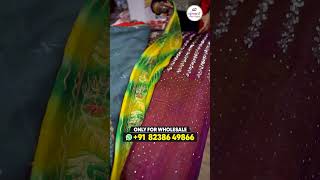 ரூ.200 முதல் ட்ரெண்டிங் டிசைனர் சாரீஸ் கலெக்க்ஷன்ஸ் | Ajmera Fashion Tamil #shorts #retailbusiness