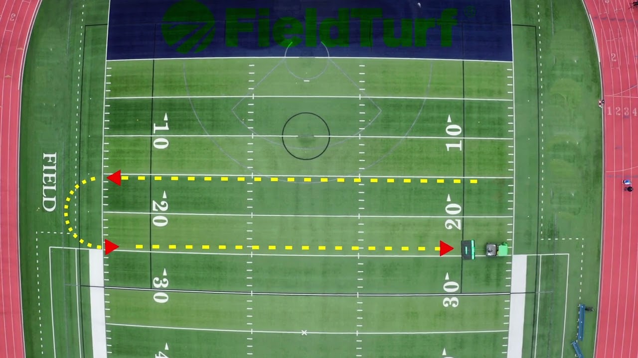 Fieldturf Maintenance Video 2 Direction Of Operation Youtube