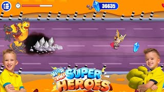 Vlad & Niki Superheroes Game - Monsters, Villains Attack the City | Vlad and Niki Games for Kids