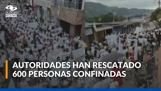 Habitantes del Catatumbo marcharon clamando por la paz en esta zona del país