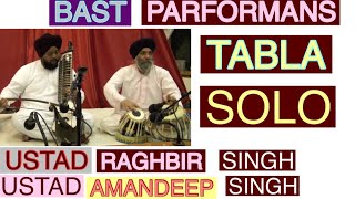 Tabla Solo Ustad Raghbir Singh. With Nagma ( Taus )  Ustad Amandeep Singh USA