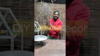 Diy wall Decorative using Dead Tulsi plants 😎 #reels #ytshorts #explore #diy #woodworking #craft