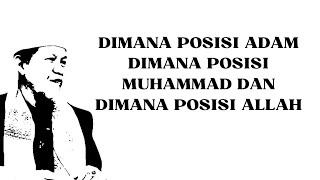 DIMANA POSISI ADAM DIMANA POSISI MUHAMMAD DAN DIMANA POSISI ALLAH