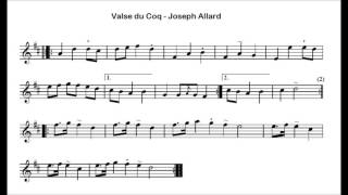 ♫ Joseph Allard - Valse du Coq (violon/violin) ♫