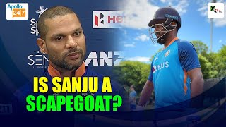 What did Dhawan and Williamson say about Sanju Samson being neglected so often in Indian team? |