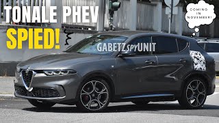 2023 Alfa Romeo Tonale PHEV Spied Again Before Its Debut