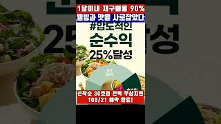 채선당 프레시 샐러드 가게 프랜차이즈 체인점 창업 비용은?