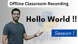 Multiple Ways to Print ‘Hello World’ in Python | Beginner Python Classroom Tutorial