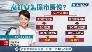 恐成在位時間最短市長? 高虹安若一審有罪將遭停職 由副市長接手代理職務 媒體人分析: 勢必會尋找指揮得動的人當人選│【台灣要聞】20221216│三立iNEWS