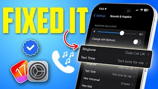 Fix Missing Custom Ringtone and text Tones on Your iPhone After IOS 17