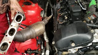 e46 Catalytic Converter Install  |  The Forbidden Technique