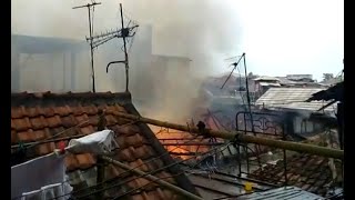 Puluhan Rumah di Kosambi Bandung Hangus Terbakar